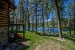 This is the perfect Montana retreat with lake, forest and mountain views